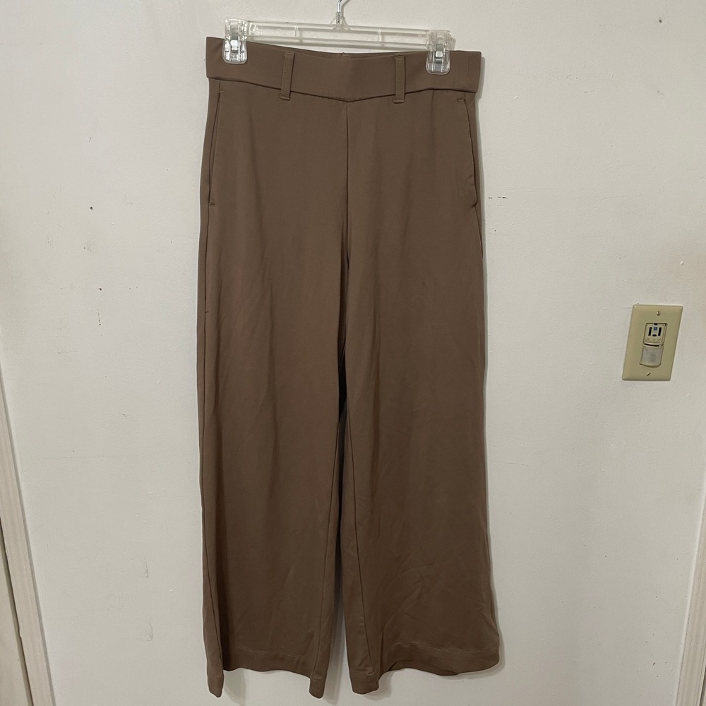 Lee Womens Mocha Brown High Rise Wide Leg Trousers Pants‎ Size Small